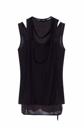 Denuded shoulder layered t-shirt, zdjęcie 1 Denuded shoulder layered t-shirt od Diesel